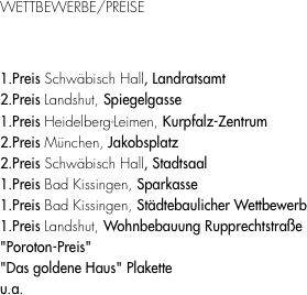 WETTBEWERBE/PREISE